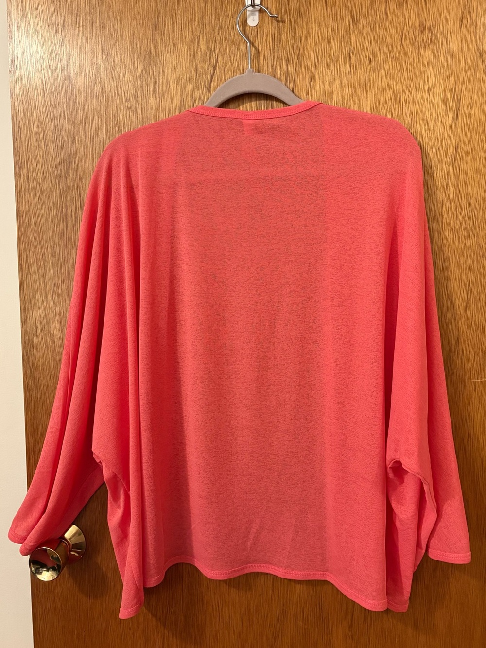 Lightweight Coral Pink Cardigan XL/2XL NWOT - Picture 6 of 6